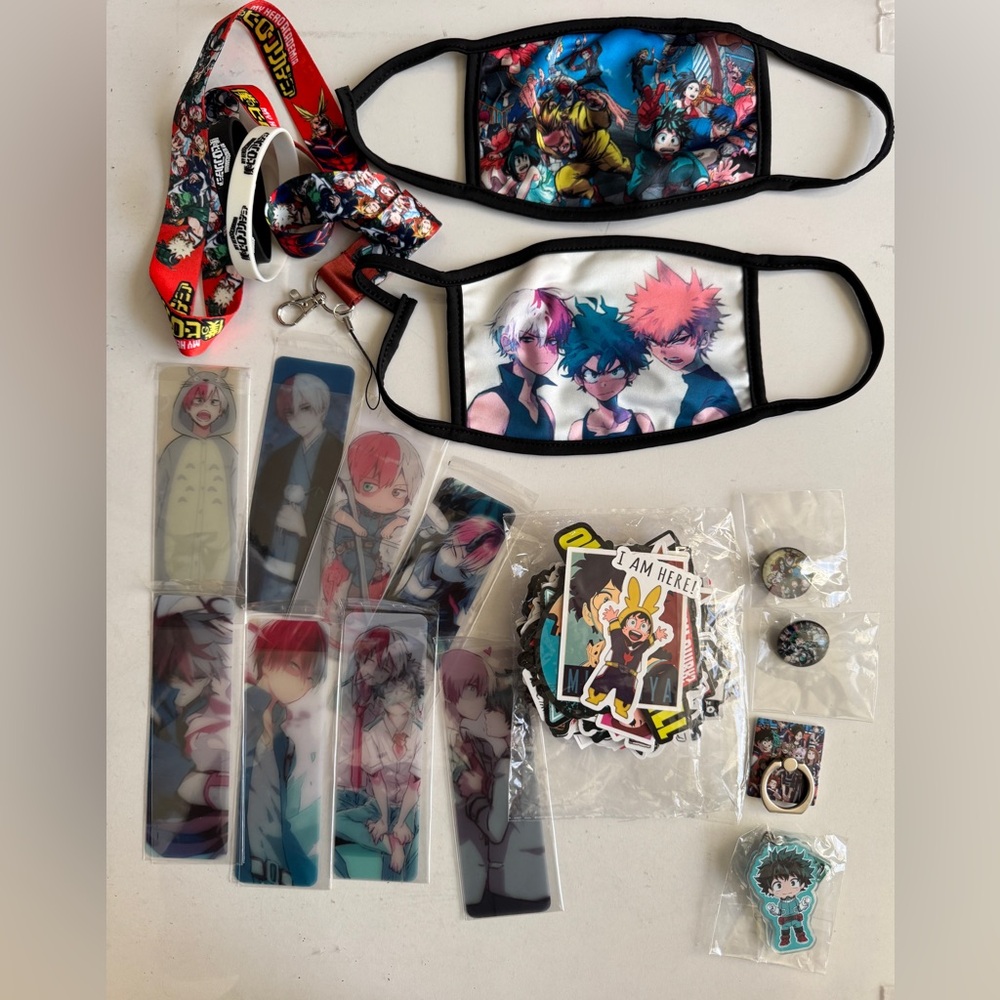 My Hero Academia lots of collectible stuff